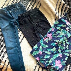 Girls Jeans  and jumper bundle size 6